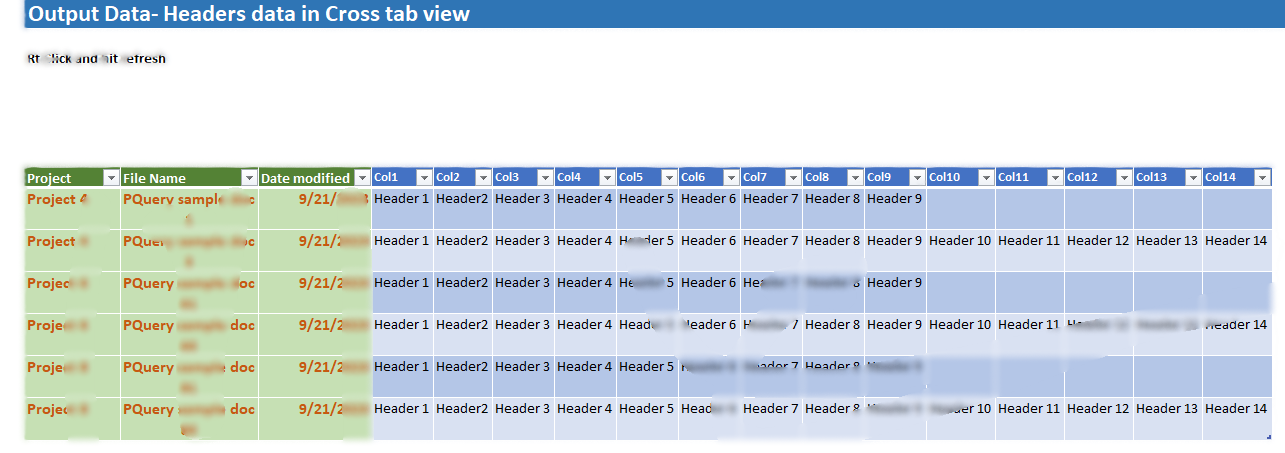 Importing Folder name structure.